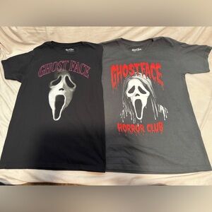 Ghost Face Graphic Tees NWOT